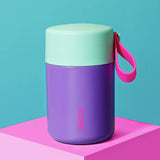 Decor vacuum insulated food flask purple 350ml (British brand)