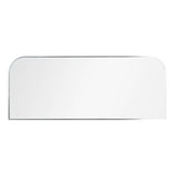 Habitat silver round edge rectangular wall mirror 40x100cm, imported from the UK