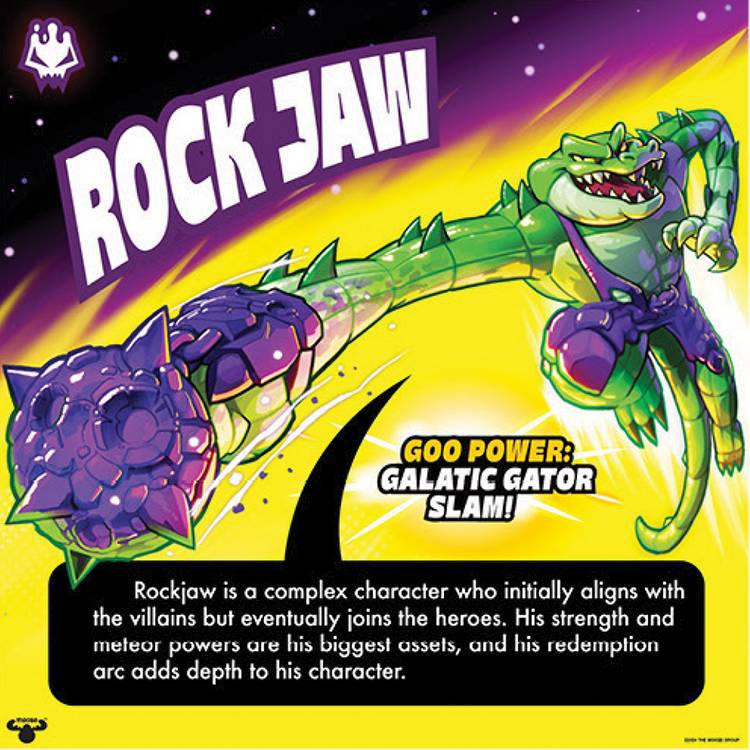 Heroes of Goo Jit Zu Meteor Madness Rock Jaw toy, UK version
