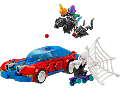 Lego LEGO Marvel Spider-Man Race Car Venom Green Goblin Building Set 227 Pieces- Buy online at McGrocer