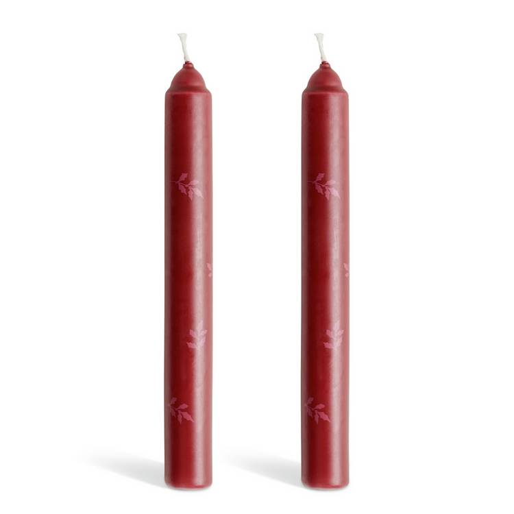 Argos Home unscented taper candles 20cm pack of 2 - British product