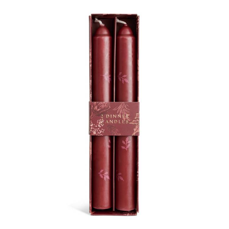Argos Home unscented taper candles 20cm pack of 2 - British product