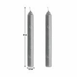 Argos Home unscented taper candles 20cm pack of 2 - British product