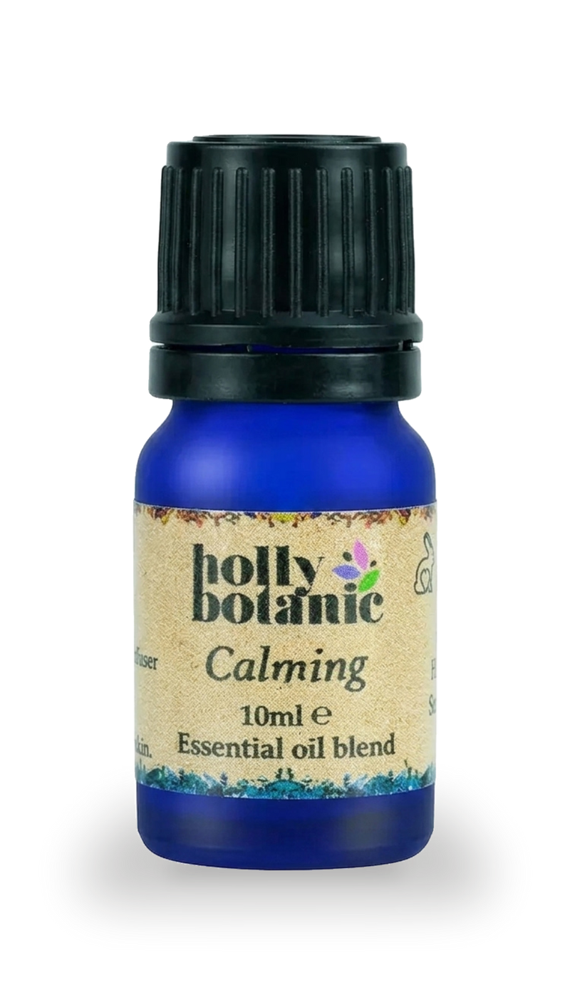Holly Botanic calming essential oil blend 10ml, imported from the UK