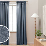 Argos Habitat Blackout Pencil Pleat Curtains - Navy - 117x137cm- Buy online at McGrocer