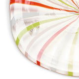 Habitat swirled glass candle pedestal 23cm, UK version
