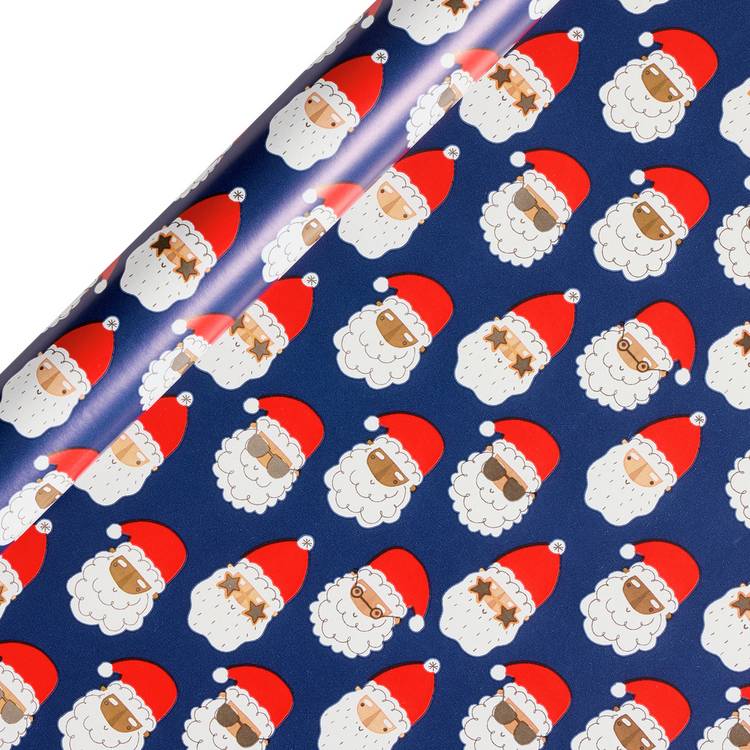 Argos Home wrapping paper set 3 rolls candy cane scandi designs, imported from the UK
