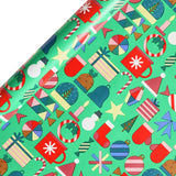 Argos Home wrapping paper set 3 rolls candy cane scandi designs, imported from the UK