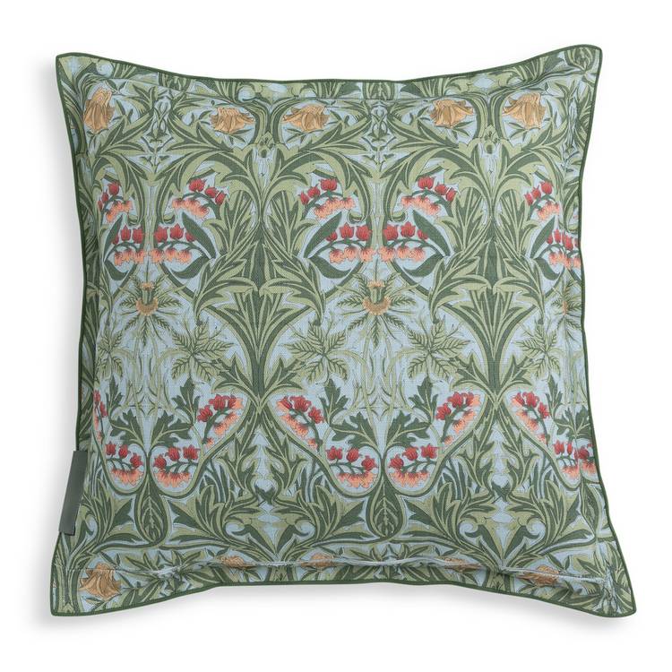 Habitat x Morris & Co. Bluebell cushion green 50x50cm, UK version