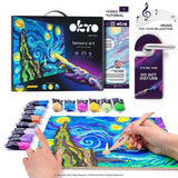 Okto air dry clay kit 3D Starry Night sensory art - British product