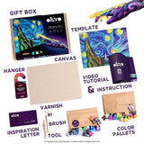 Okto air dry clay kit 3D Starry Night sensory art - British product