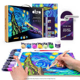 Okto air dry clay kit 3D Starry Night sensory art - British product