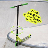 Zinc stunt scooter green - British product