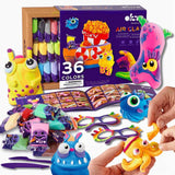 Argos Okto Air Dry Clay 36 Colours Modelling Set- Buy online at McGrocer