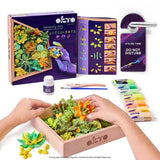 Okto sensory art succulents kit 21cm high, imported from the UK