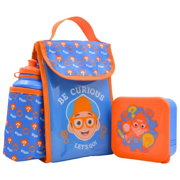 Blippi lunch bag set with 400ml bottle (British brand)