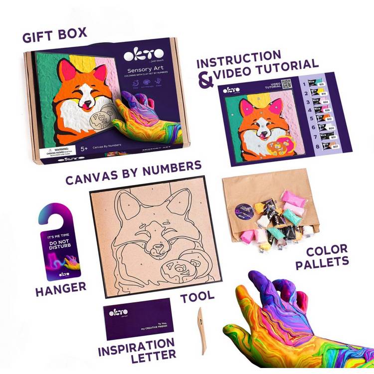Okto Air Clay Fox Kit - British product