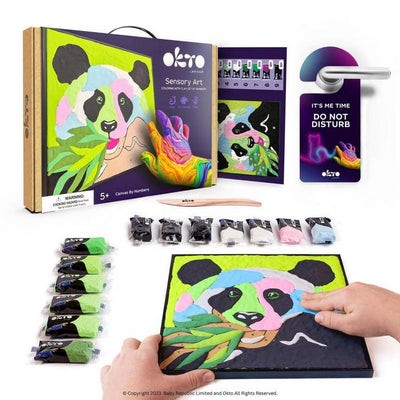 Argos Okto Sensory Air Clay Painting by Numbers Panda Kit- Buy online at McGrocer