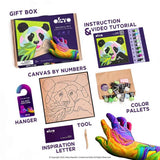 Okto sensory clay painting by numbers panda kit 30cm - British product