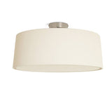 Argos Home flush ceiling light natural chrome (British brand)