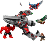 LEGO Captain America vs. Red Hulk Battle Building Kit 223 Pieces