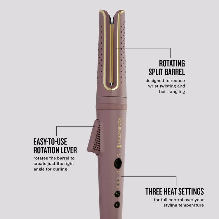 Remington AIRvive rotating curling wand, imported from the UK