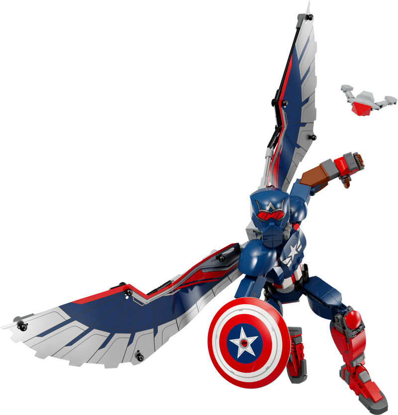 LEGO New Captain America Construction Figure 359 Pieces, UK version