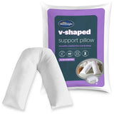Silentnight V-shaped support pillow (British brand)