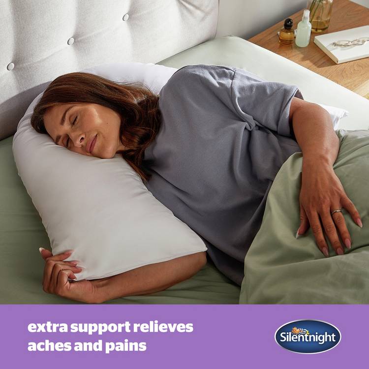 Silentnight V-shaped support pillow (British brand)