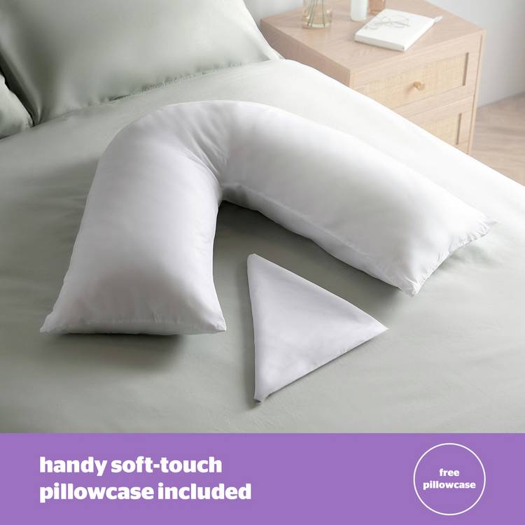 Silentnight V-shaped support pillow (British brand)