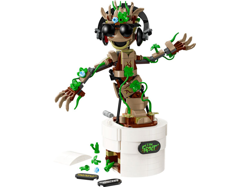 LEGO Marvel Dancing Groot buildable figure set 456 pieces - British product