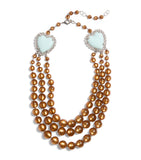 Valentino Garavani beaded layered necklace (British brand)