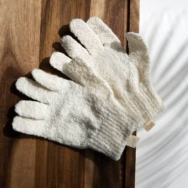 So Eco exfoliating body gloves organic cotton blend (British brand)