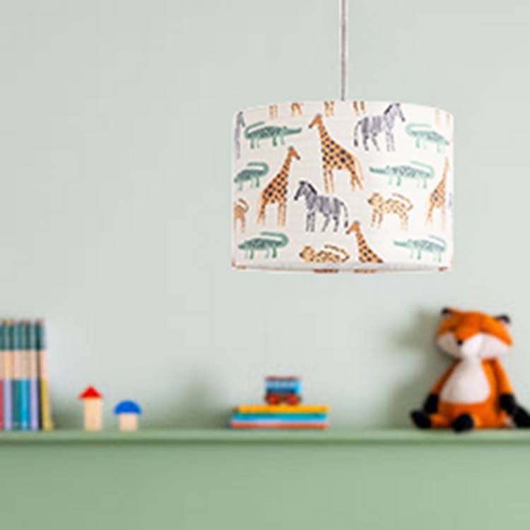 Habitat jungle print lampshade 25cm, UK version