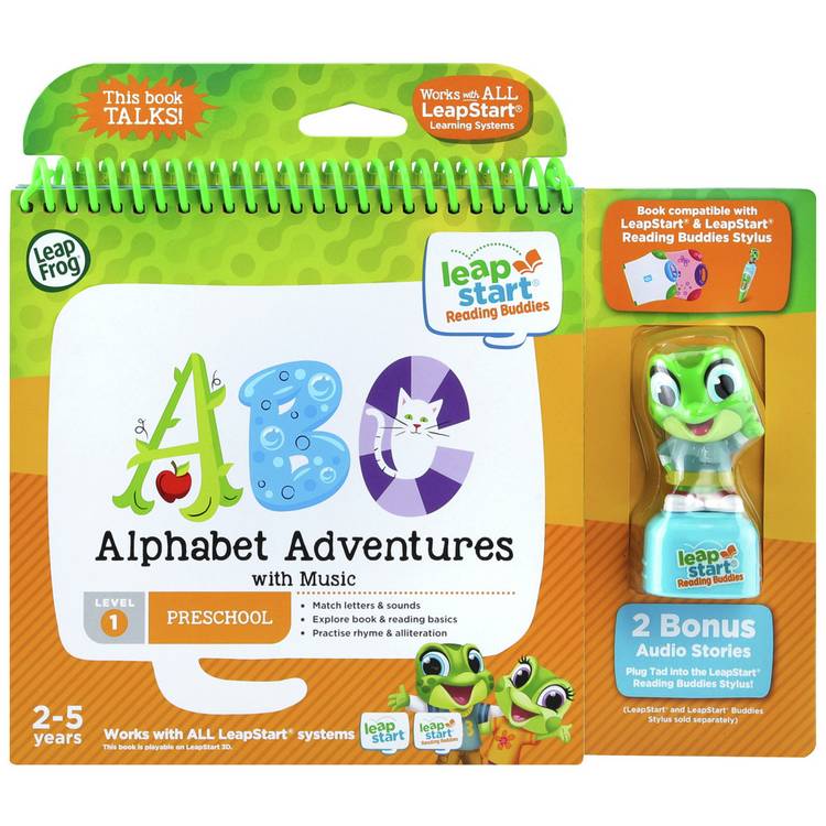 LeapFrog Buddies Alphabet Adventure educational toy book, imported from the UK