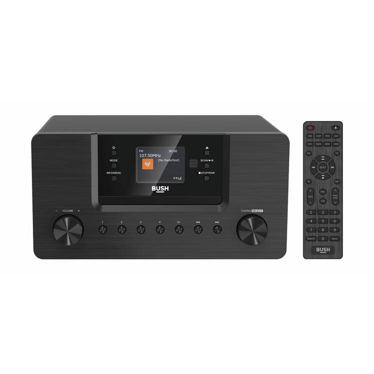 Bush Mini Hi-Fi with CD, DAB+, Bluetooth - British product