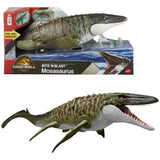Mattel Jurassic World Bite N Blast Mosasaurus 25.7-inch dinosaur toy - British product
