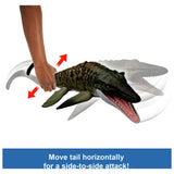 Mattel Jurassic World Bite N Blast Mosasaurus 25.7-inch dinosaur toy - British product