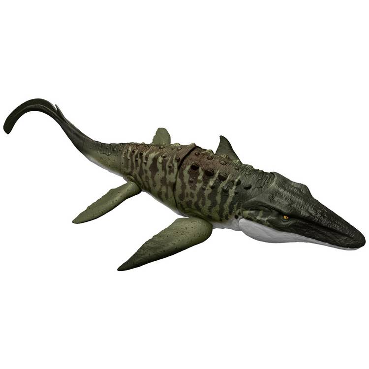 Mattel Jurassic World Bite N Blast Mosasaurus 25.7-inch dinosaur toy - British product