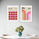 East End Prints Bauhaus twin set art prints A3, UK version