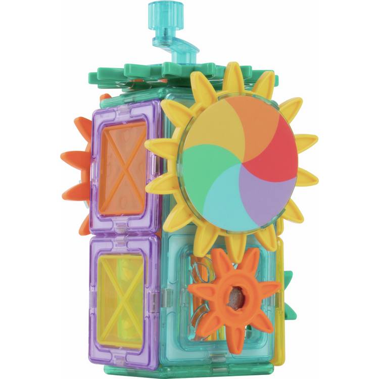 Chad Valley magnetic tiles gear set 37 piece (British brand)