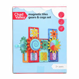 Chad Valley magnetic tiles gear set 37 piece (British brand)