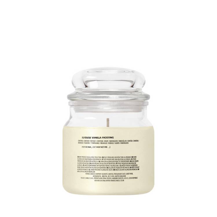 Yankee Candle scented candle Vanilla Frosting medium, imported from the UK