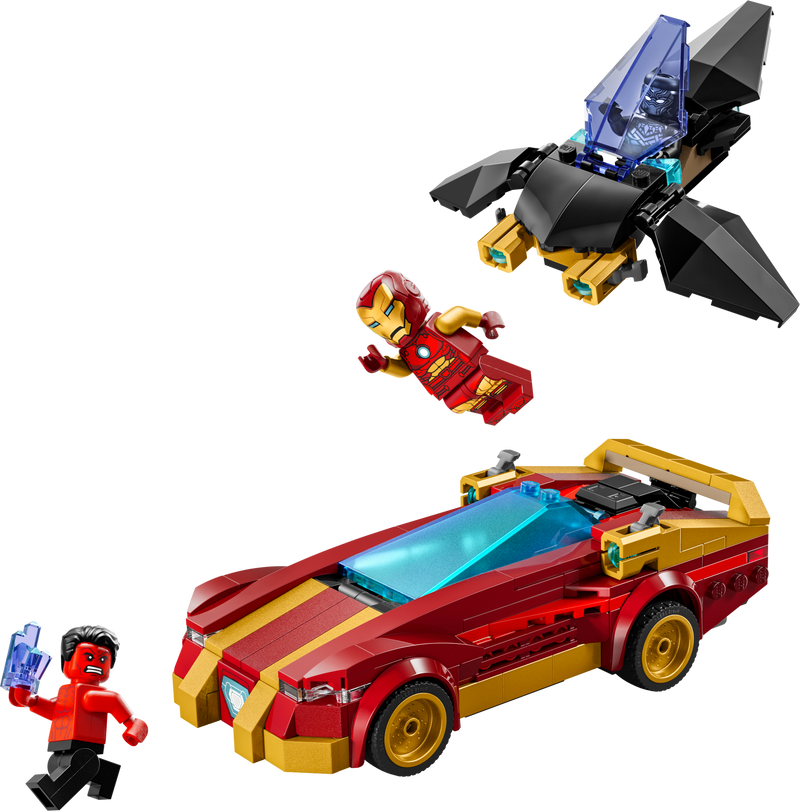 LEGO Marvel Iron Man Car Building Set 295 Pieces, UK version