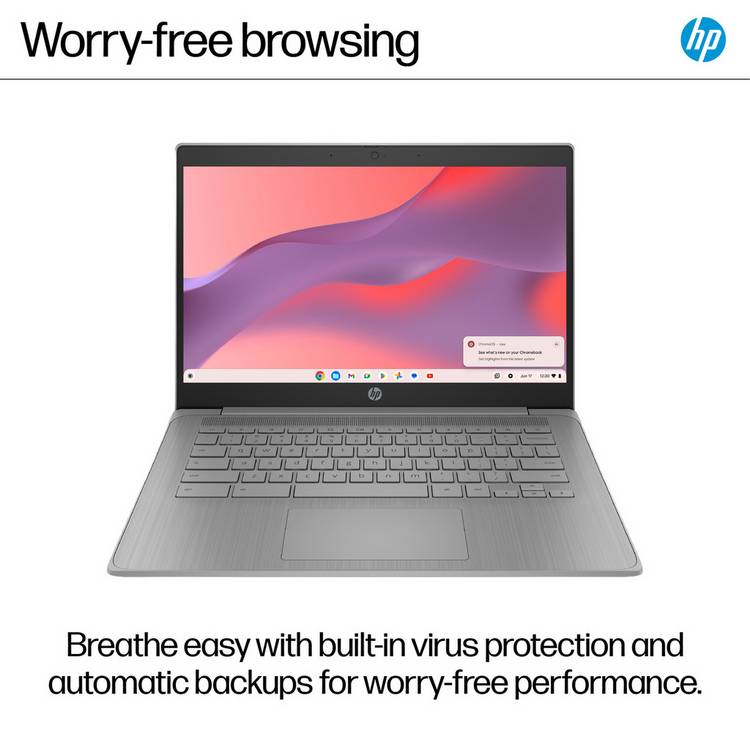 HP Chromebook 14 inch grey, UK version