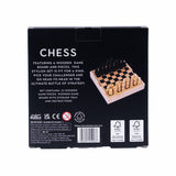 Professor Puzzle wooden chess set with storage, imported from the UK
