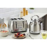 Swan retro 4 slice toaster stainless steel, imported from the UK