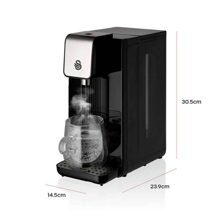 Swan instant hot water dispenser black 2.5 litre - British product