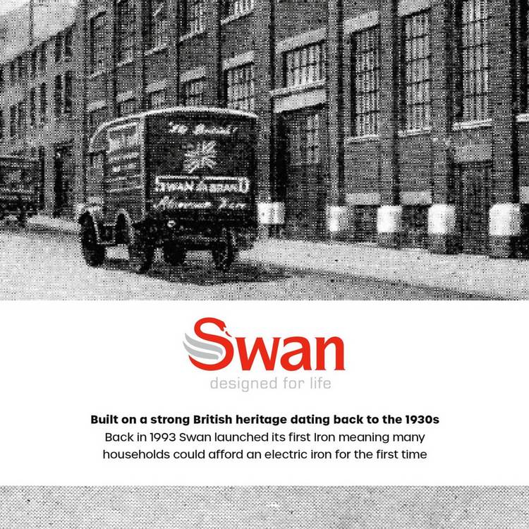 Swan instant hot water dispenser black 2.5 litre - British product