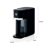 Swan black instant hot water dispenser 1.5 litres, imported from the UK